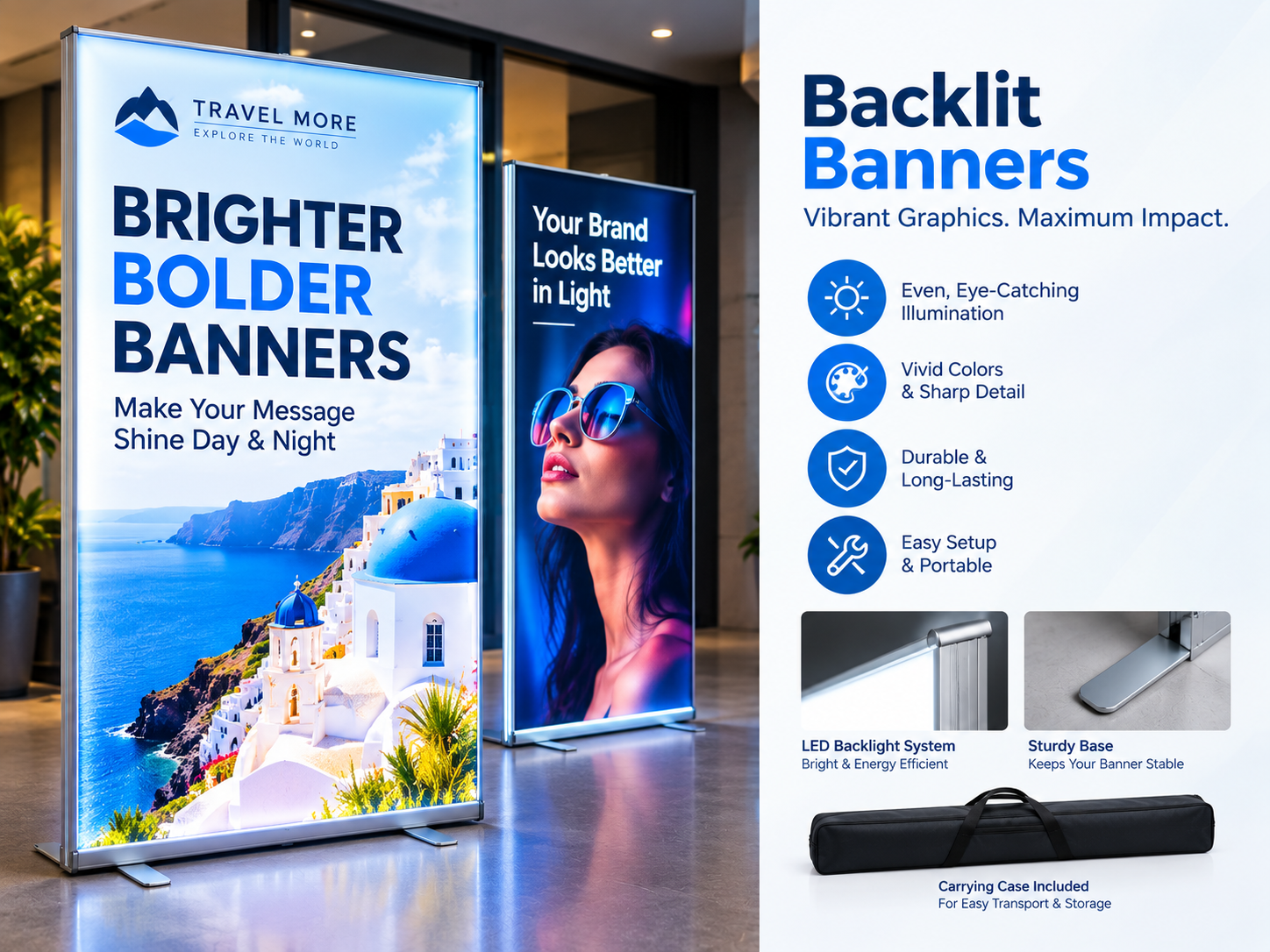 Backlit banner printing NYC